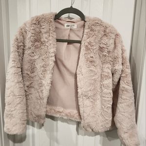 Baby pink Fur Coat